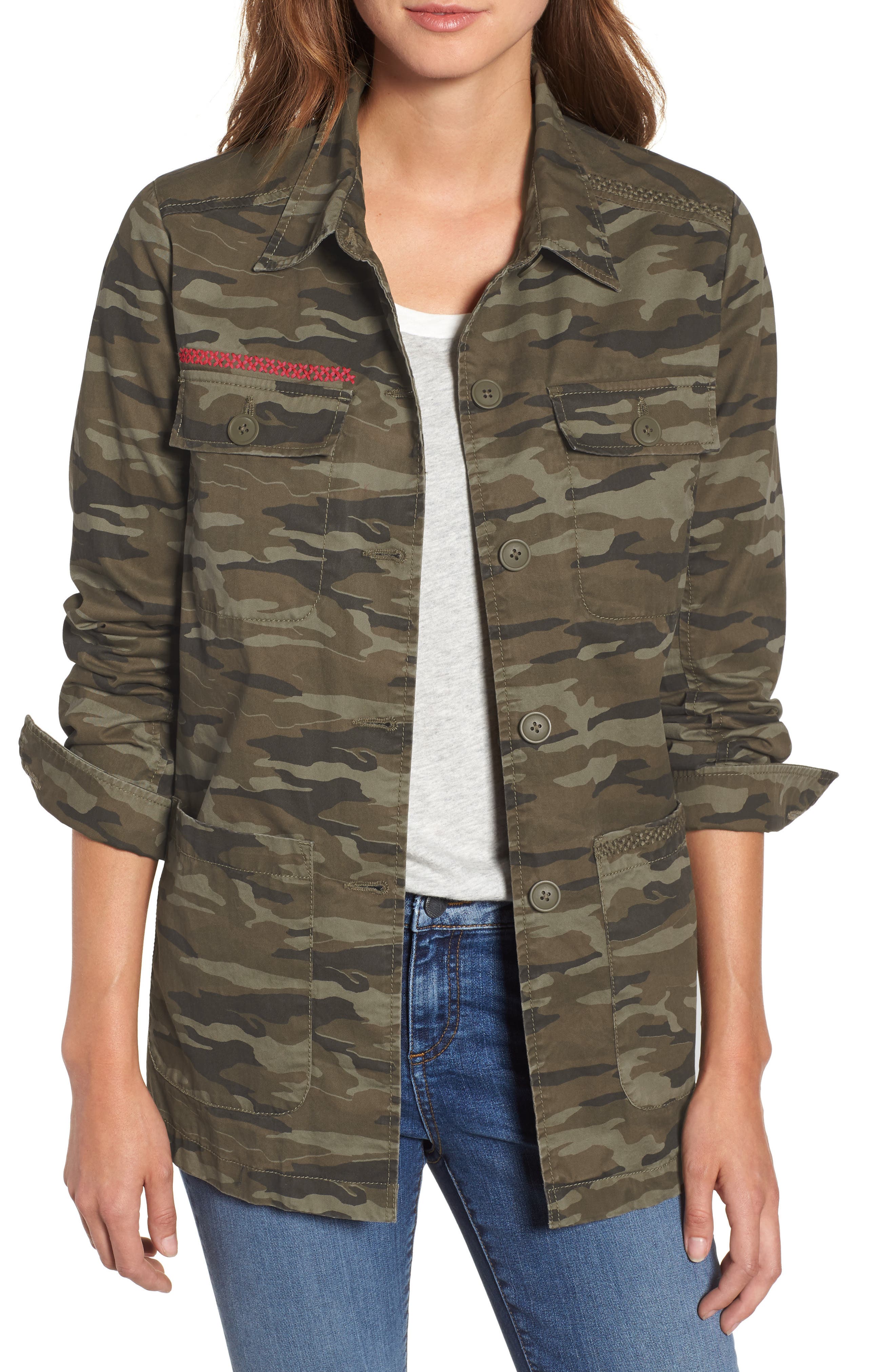 caslon camo utility jacket