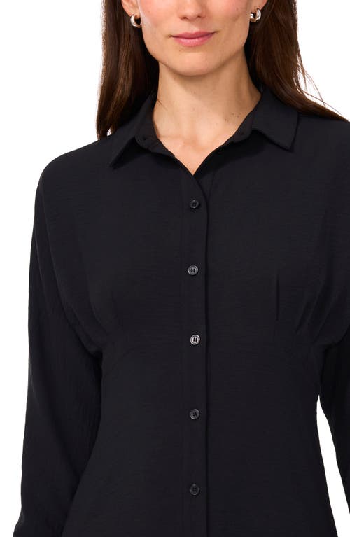 Shop Halogenr Halogen(r) Midi Shirtdress In Rich Black