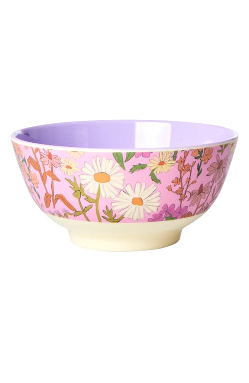 Rice by Rice Set of Four Melamine Bowls in Daisy Dearest at Nordstrom, Size Medium