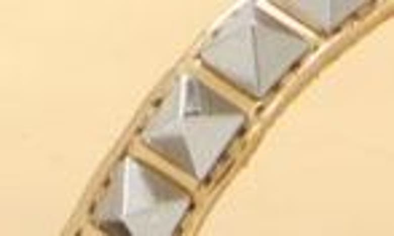 Jeffrey Campbell Luxor Strappy Sandal In Gold Silver Combo