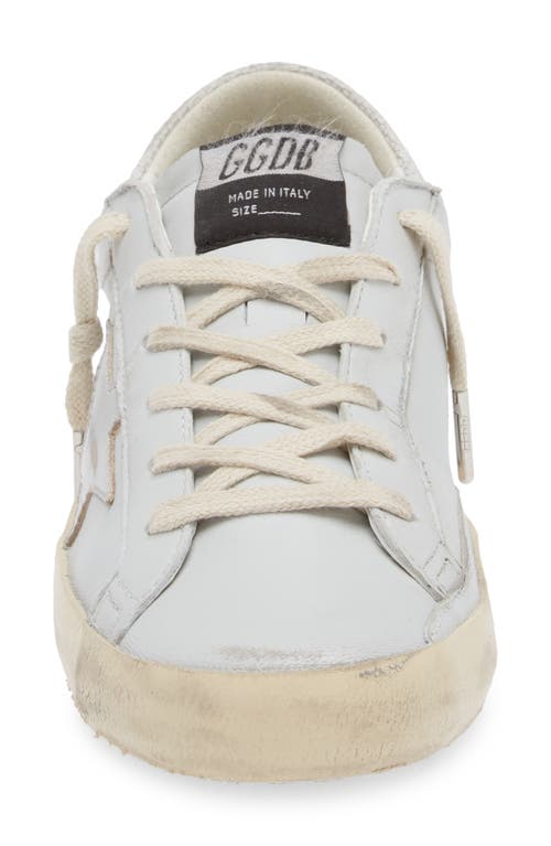 Shop Golden Goose Super-star Low Top Sneaker In Grey/silver