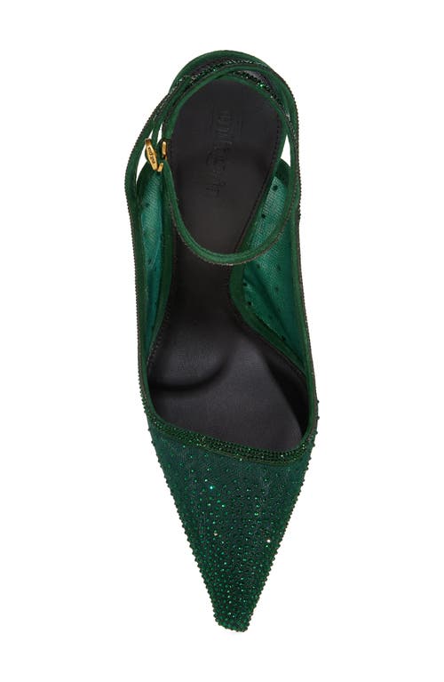 Shop Cult Gaia Diya Pointed Toe Pump In Malachite