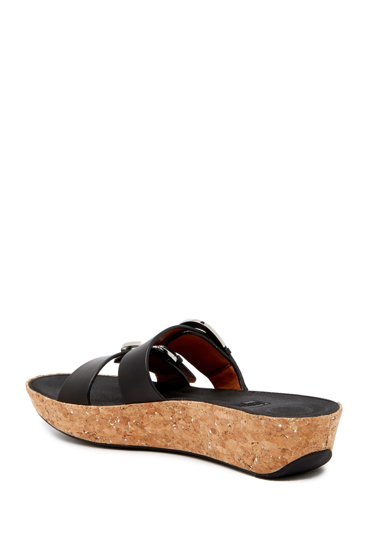 fitflop duo buckle slide sandals