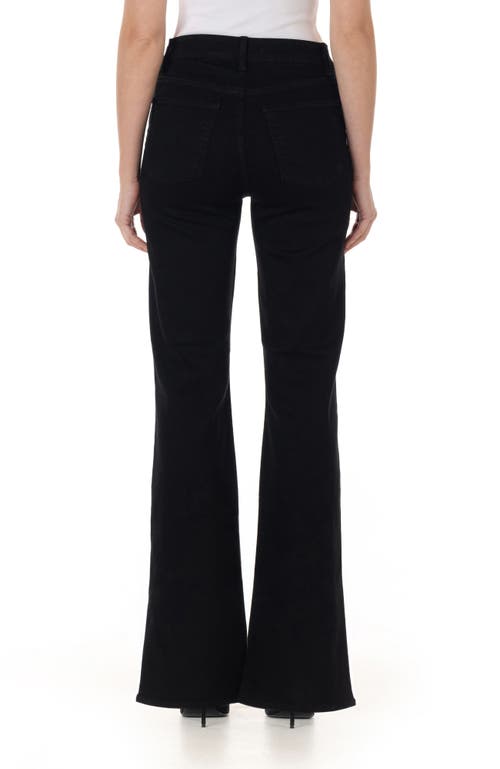 Fidelity Denim Katie High Rise Classic Flare Jeans In Jett