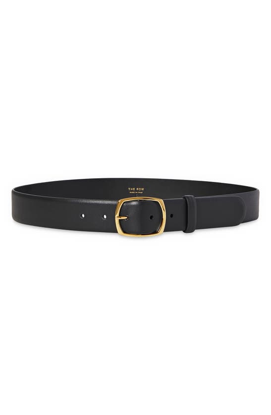 THE ROW OVAL BUCKLE LEATHER BELT