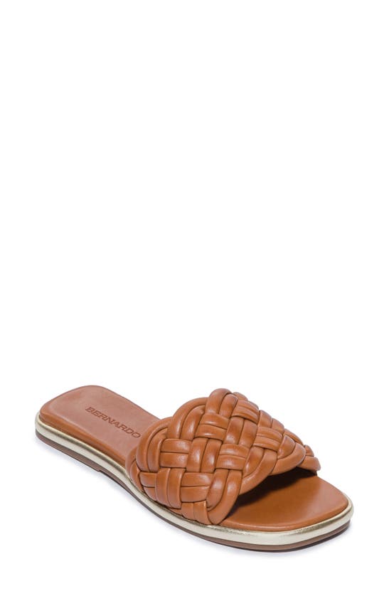 Bernardo Footwear Troy Slide Sandal In Luggage