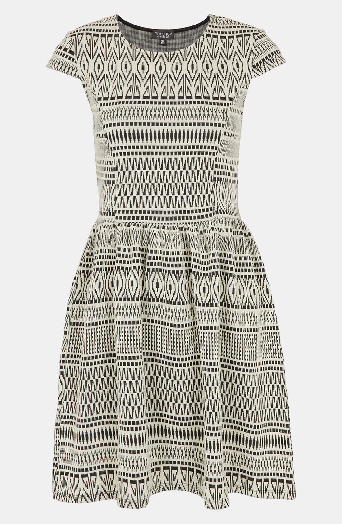 Jacquard Skater Dress Nordstrom