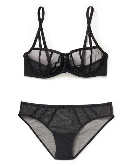 Adore Me Bianca Bikini Panties In Black