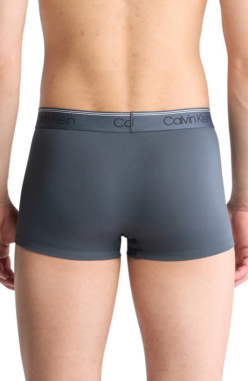 CALVIN KLEIN CALVIN KLEIN 3-PACK LOW RISE MICROFIBER STRETCH TRUNKS 