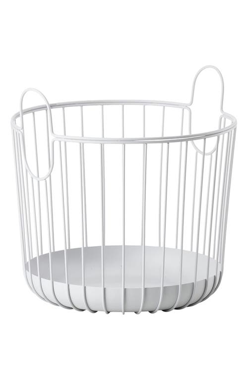 Shop Zone Denmark Inu Large Wire Basket In Soft Grey