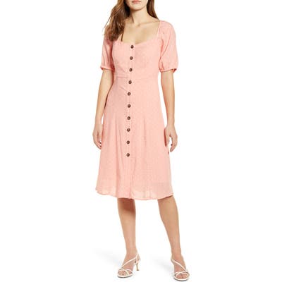 Petite Gibson X International Day Musings Of A Curvy Lady Sweetheart Dress, Pink