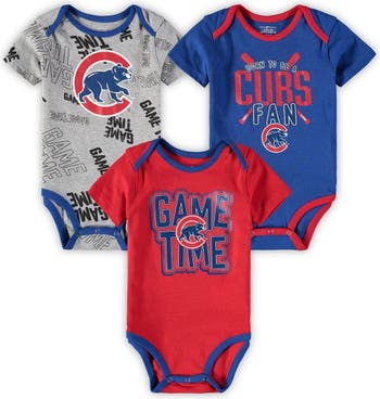 Outerstuff Youth Royal Chicago Cubs Allover Print Long Sleeve T-Shirt & Pants Sleep Set, Size XL at Nordstrom