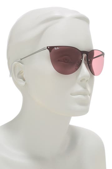 Ray Ban 41mm Phantos Rubber Aviator Sunglasses Hautelook