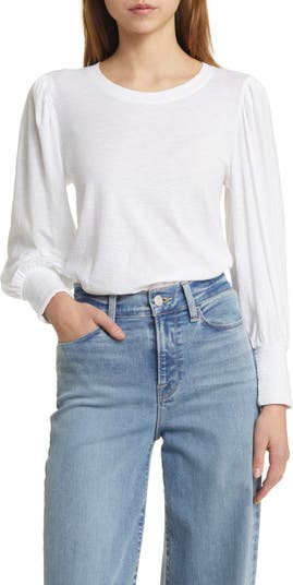 Nation LTD Loren Smocked Peasant T-Shirt | Nordstrom