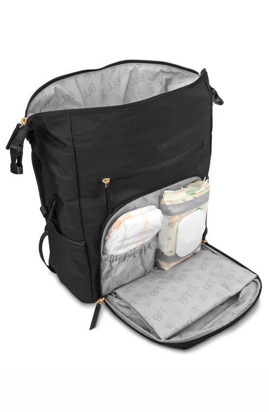Shop Ju-ju-be Modern Diaper Backpack In Black