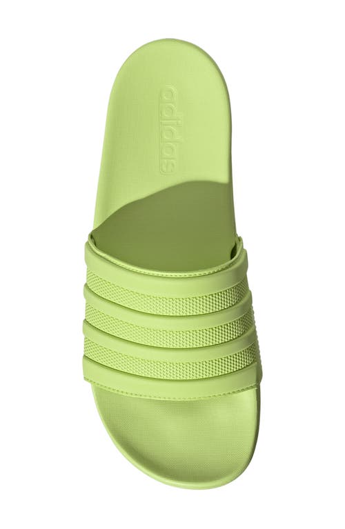 Shop Adidas Originals Adidas Adilette Slide Sandal In Pulse/lime/pulse Lime