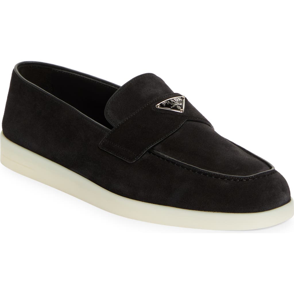 Prada Saint Tropez Loafer In Nero