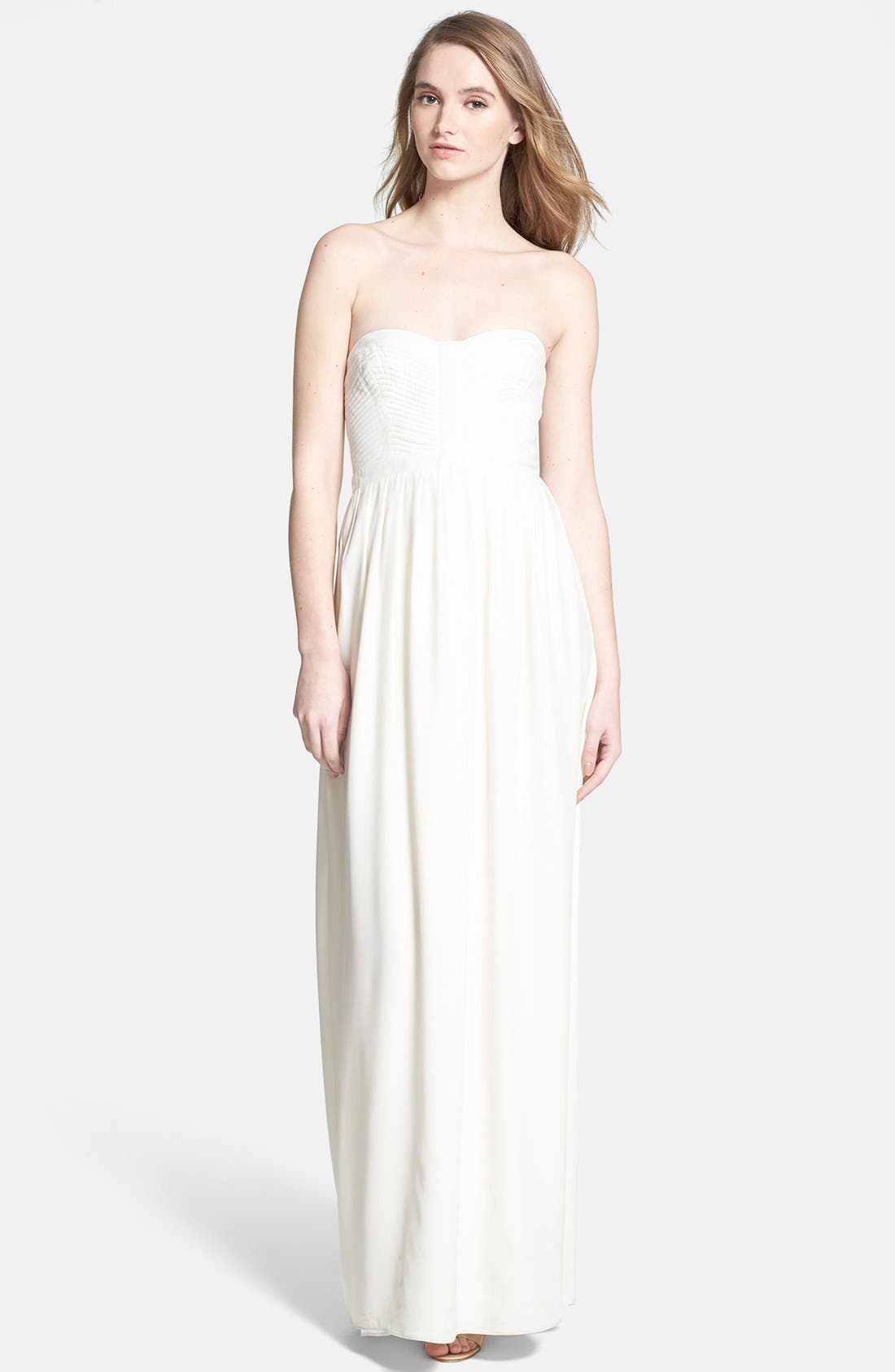 parker strapless dress