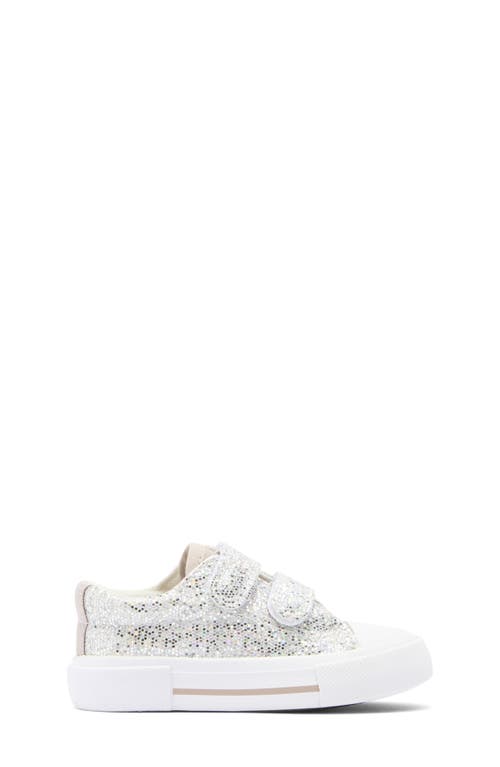 Emma New York Kids' Cap Toe Sneaker In Silver