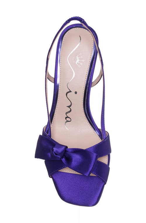 Shop Nina Lizette Slingback Sandal In Plum