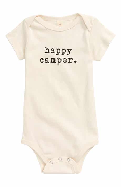Tenth & Pine Happy Camper Organic Cotton Bodysuit (Baby)