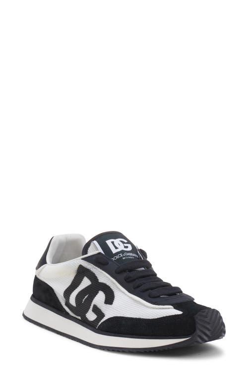 Shop Dolce & Gabbana Dolce&gabbana Dg Cushion Sneaker In Bianco/nero