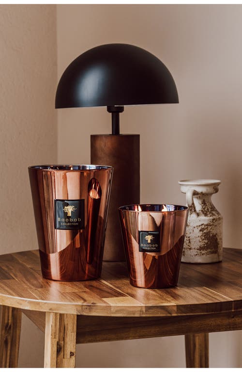 Baobab Collection Les Exclusives Cyprium Max Candle In Shiny Copper
