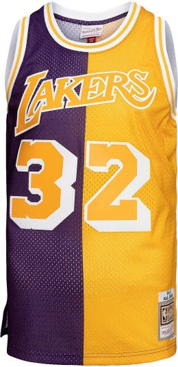 Magic Johnson Los Angeles Lakers Mitchell & Ness Big & Tall Hardwood Classics  Jersey - Gold