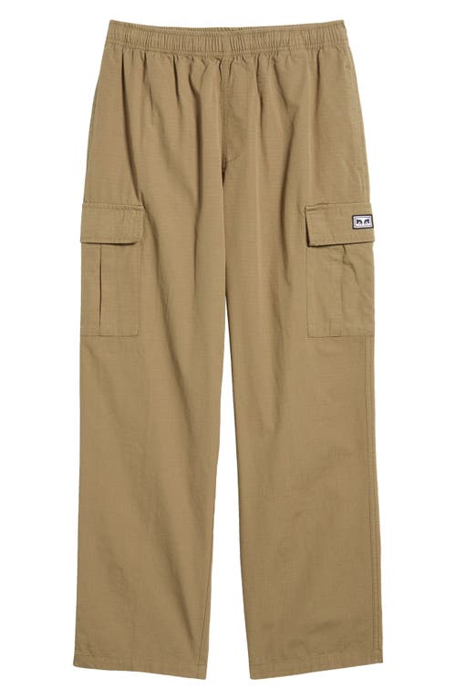 Shop Obey Easy Ripstop Cargo Pants In Field Green