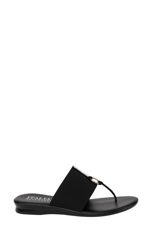 Italian Shoemakers Lillee Flip Flop In Black
