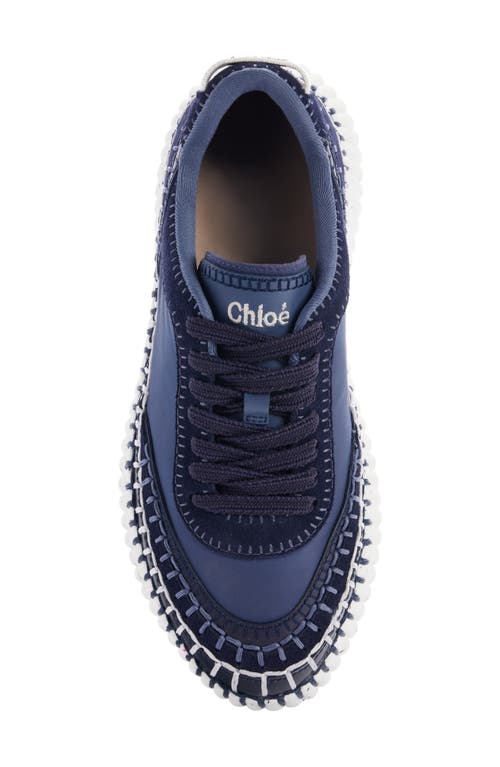 Shop Chloé Nama Platform Sneaker In Night Sky