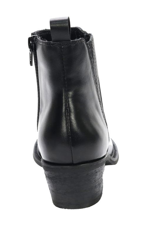 David Tate Focus Bootie In Black Nappa