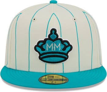 Miami Marlins New Era Cooperstown Collection 9FIFTY Snapback Hat -  Teal/Black
