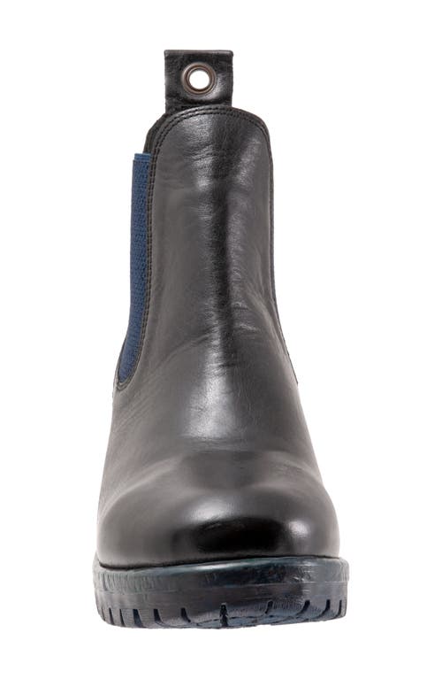 Shop Bueno Florida Chelsea Boot In Black/blue