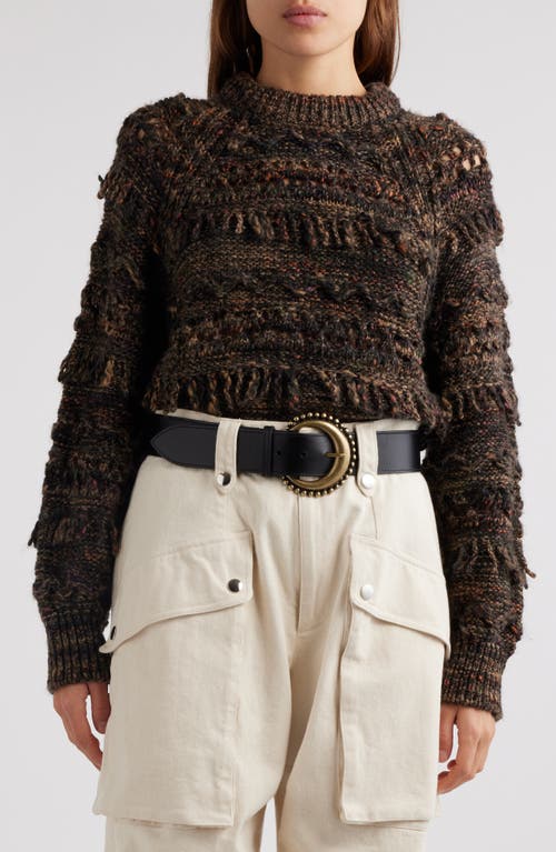 Isabel Marant Étoile Rivkamock Neck Sweater In Brown