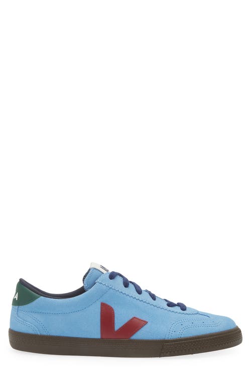 Shop Veja Volley Sneaker In Aqua/marsala/eagle