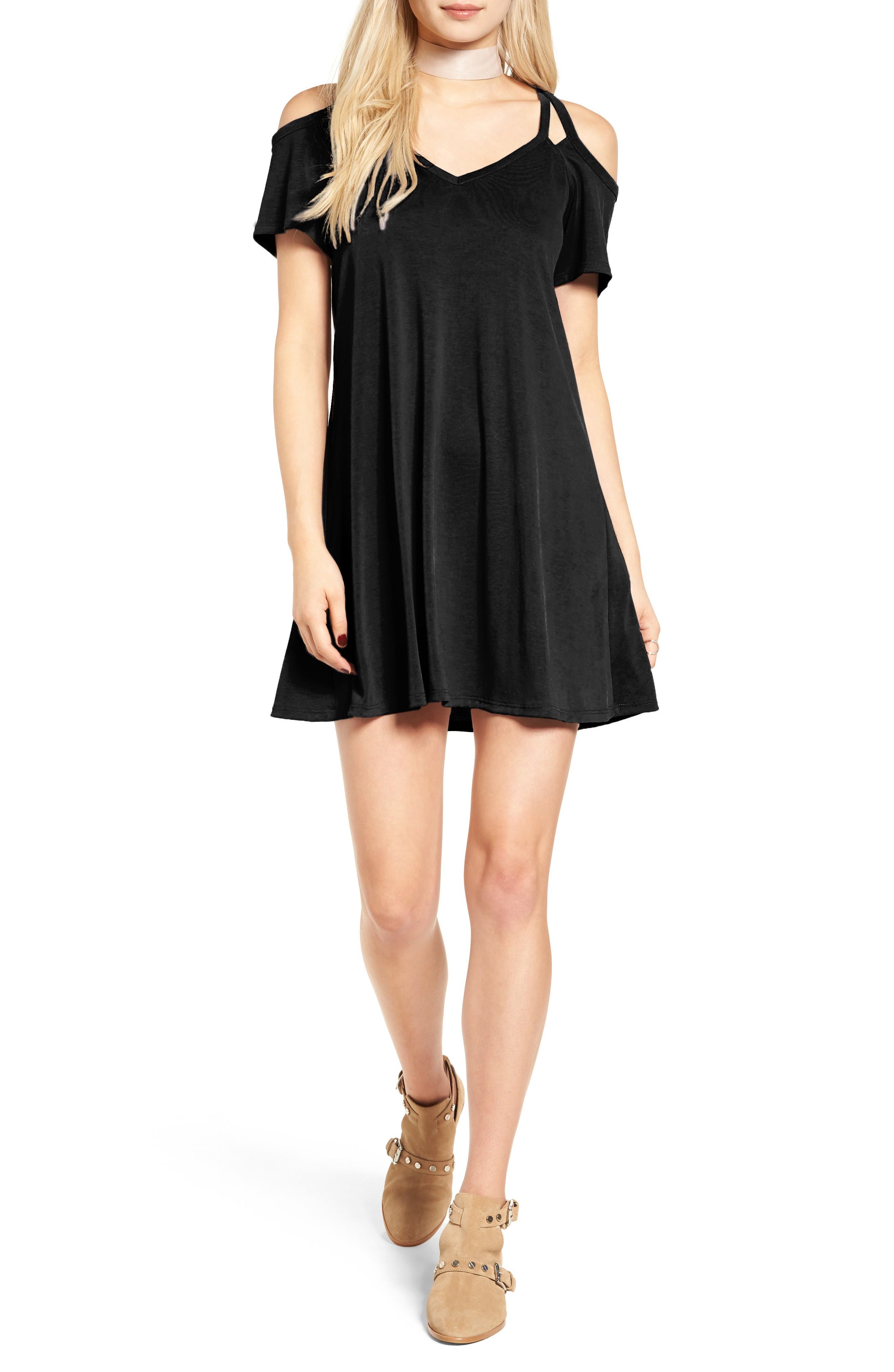 nordstrom cold shoulder dress