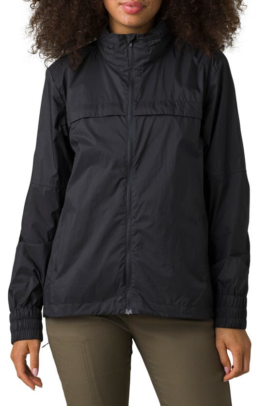 Prana Whistler Water Resistant Jacket In Charcoal