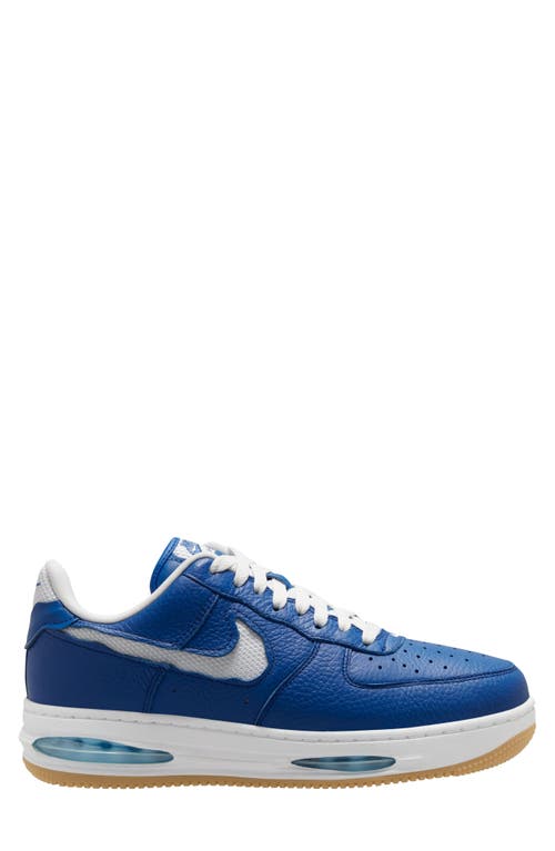 Shop Nike Air Force 1 Low Evo Basketball Sneaker In Team Royal/white/blue