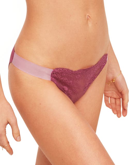 Shop Adore Me Olisa Bikini Panties In Dark Pink