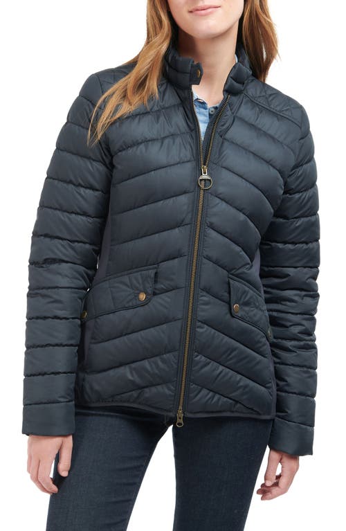 Barbour Stretch Cavalry Quilted Jacket Dk Navy/Dk Navy Marl at Nordstrom, Us
