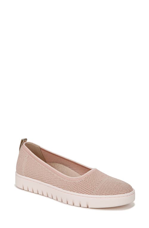 Uptown Knit Skimmer Flat in Light Pink