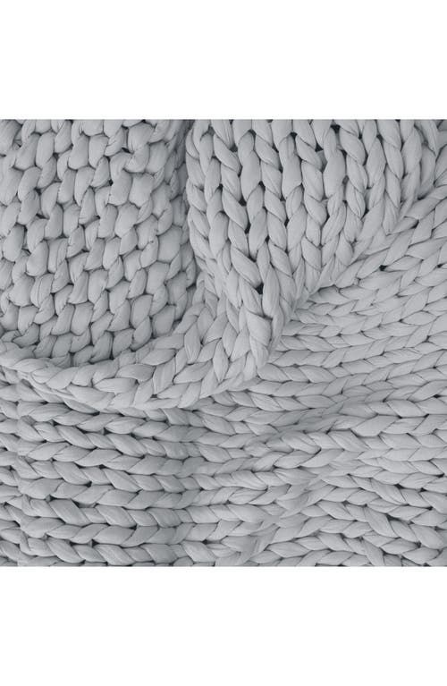 Bearaby Tree Napper Weighted Knit Blanket In Pebble Grey