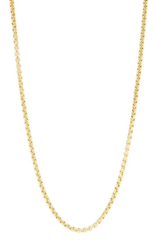 Bony Levy 14k Gold Box Chain Necklace In White Gold