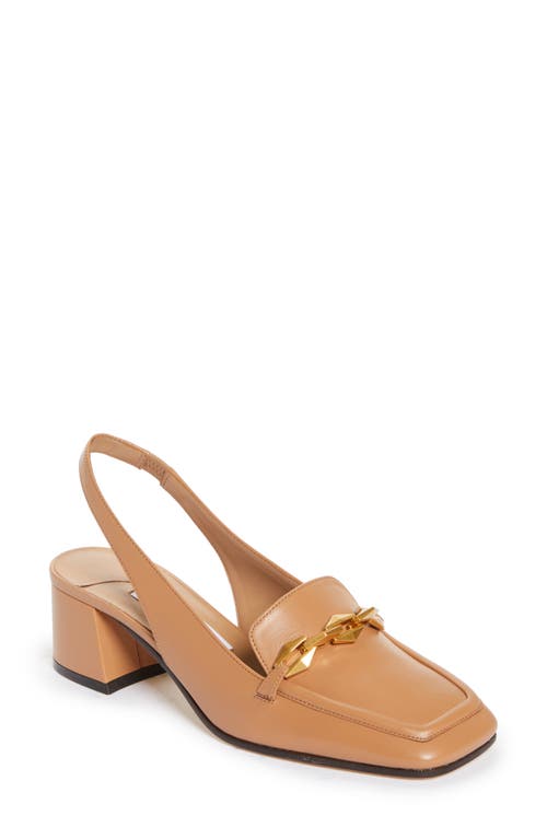 Shop Jimmy Choo Diamond Tilda Slingback Loafer Pump In Biscuit