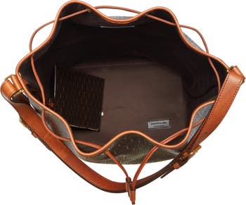 Saint Laurent Le Monogramme Bucket Bag in Brown