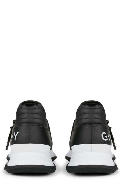 Shop Givenchy Spectre Zip Sneaker In Black/white