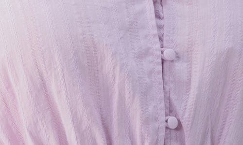 Sanctuary Puff Sleeve Button Front Top In Iris In Iris