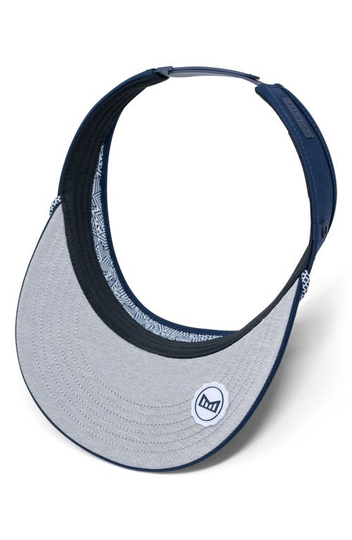 Shop Melin Coast Hydro Performance Snapback Visor In Navy