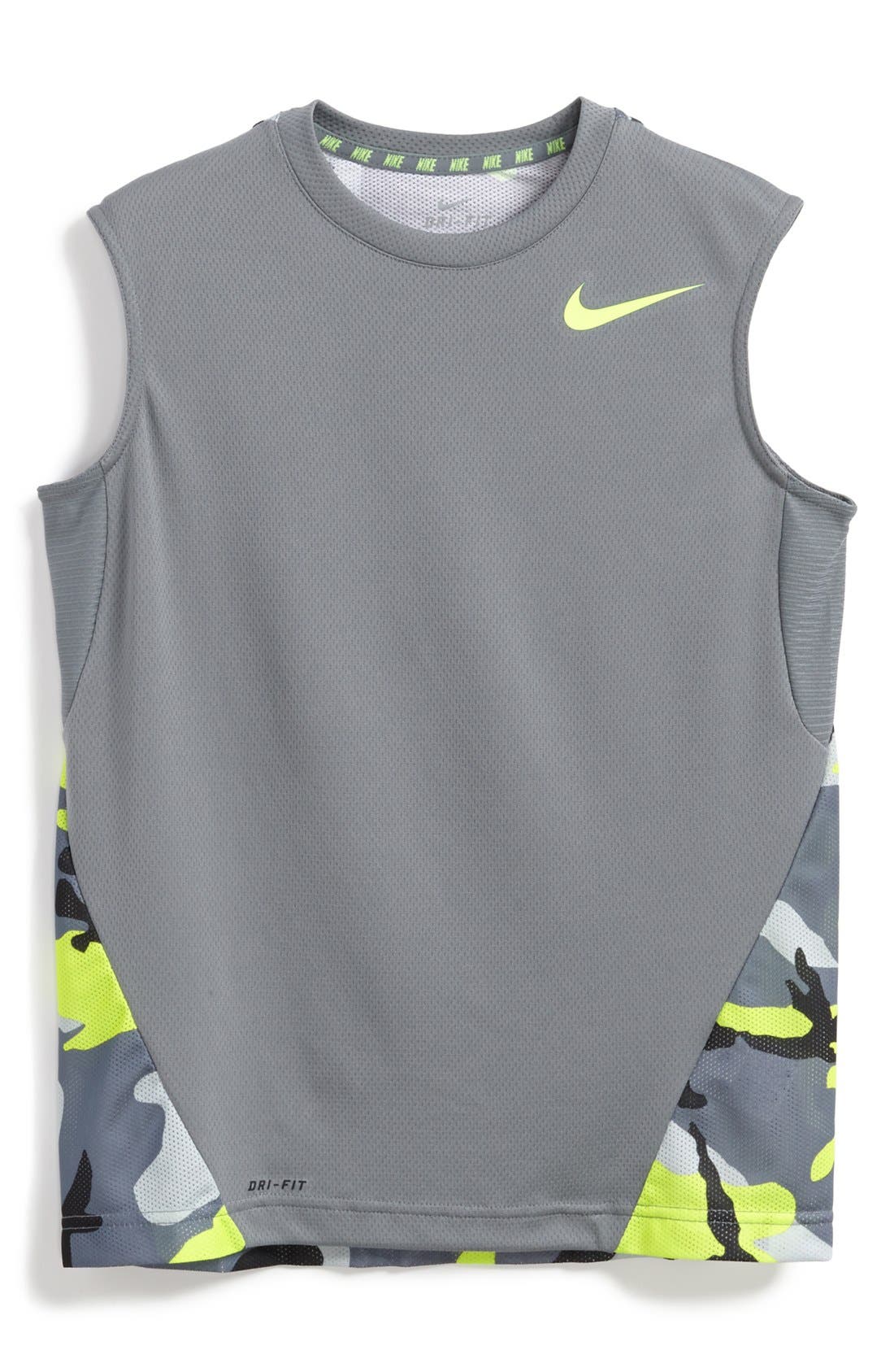 nike boys sleeveless shirt